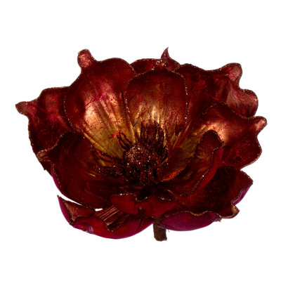 Pince à magnolia 7 "à paillettes dorées 7"