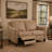 Finnegan 61" Genuine Leather Reclining Loveseat-100655204