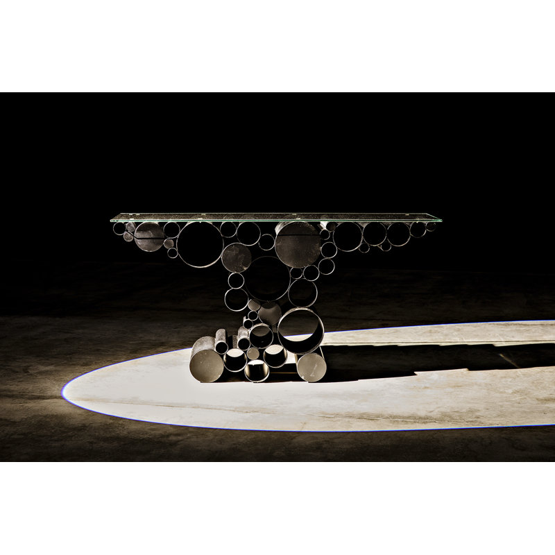 Paradox 60'' Glass Top Console Table