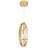 1 - Light Gold Sphere Pendant