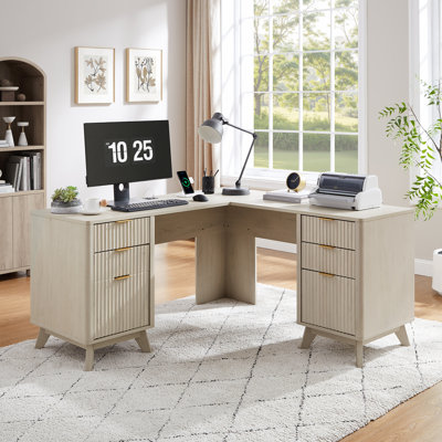 Bureau de direction en L 59 po