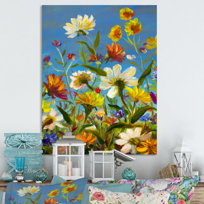 Summer Field Blooming II - peinture sur toile