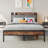 Bed Frame, Storage Headboard with Charging Station, Solid and Stable, No Box Spring Needed, Easy Assembly