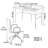 Modern Design Practical Drawer Writing Desk