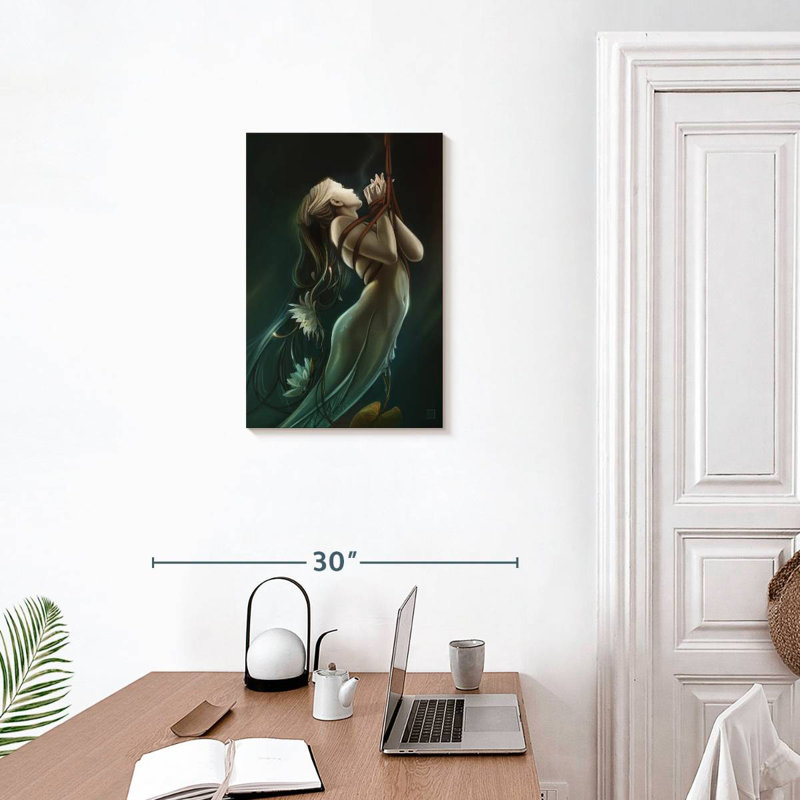 Kelan The Catch Mermaid, H 24 po x l 16 po