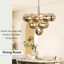 Lustre 23,62 "Spoutnik 13 boule de verre-647087766-647087764