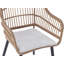 Bertille 6 - Person Patio Dining Set Oval Table with Cushions Included