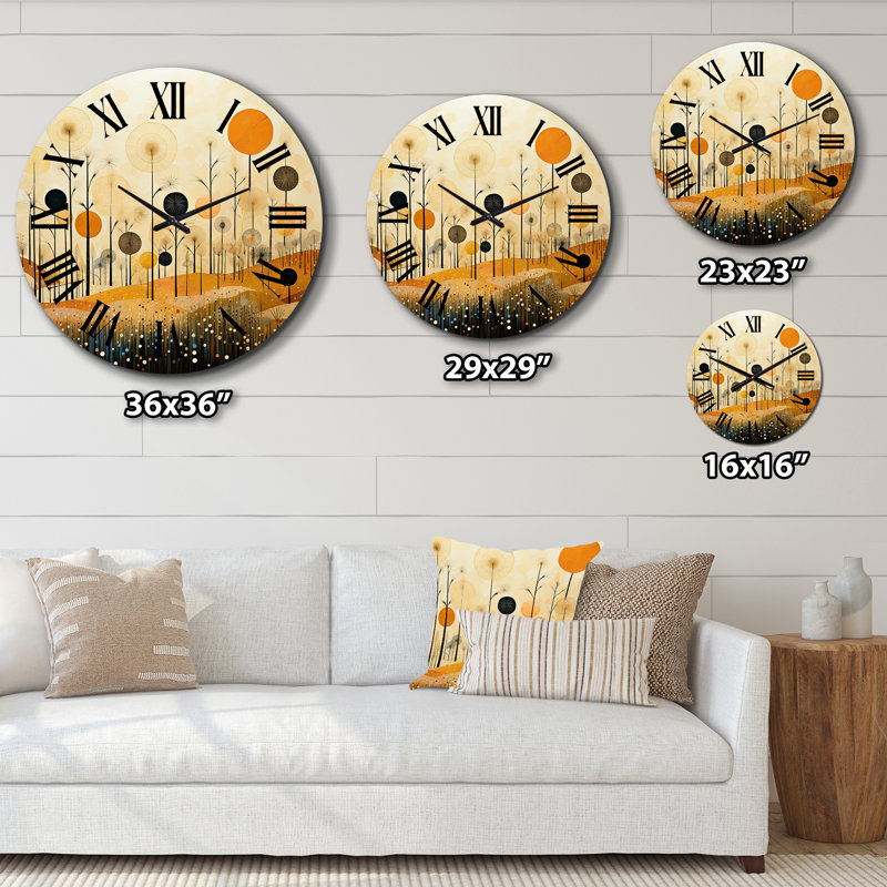 Horloge murale en métal Danek, Grand