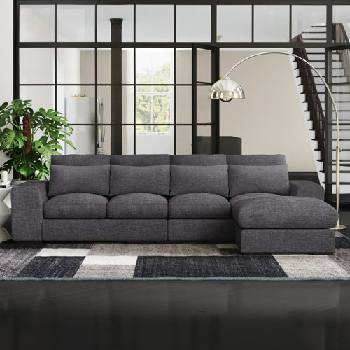 Wade Logan® Forbestown 123.24'' Upholstered Sofa & Reviews | Wayfair