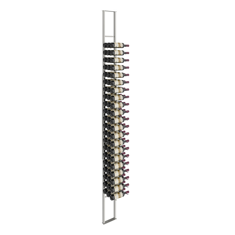 Ensemble de support à vin Klossett, Bronze industriel, H 120 po x l 13 po x P 13,5 po