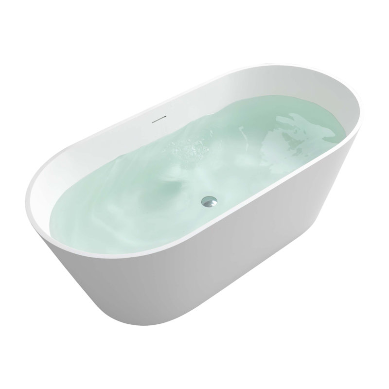 Baignoire profonde de 67 po à surface solide de qualité supérieure
