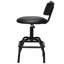 Arnetria Swivel Upholstered Adjustable Height Counter Stool with Metal Frame