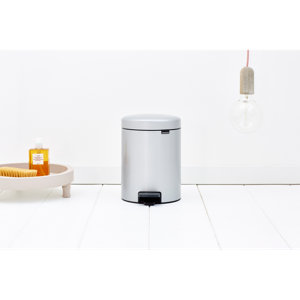 Brabantia NewIcon Step On Trash Can, 1.3 Gallon (5 Liter)