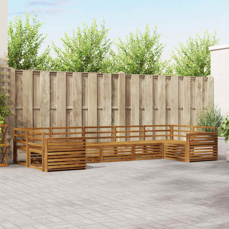 404cm Wide Patio Sectional Set