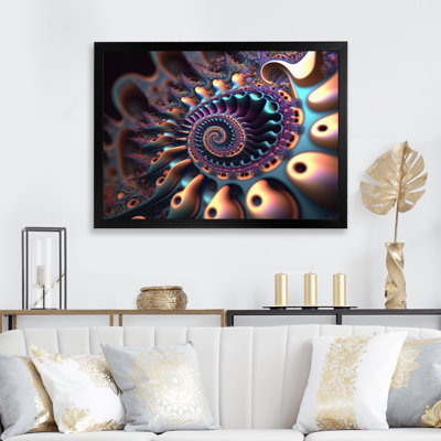 Purple Fractal Infinity II " Purple Fractal Infinity II "