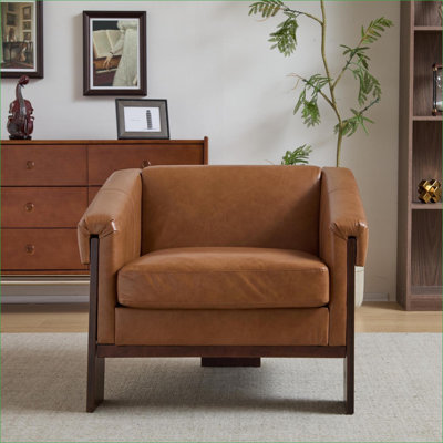 Fauteuil d'appoint 34 po Mid-Century