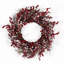 Snowy Ilex Berry Wreath 24"