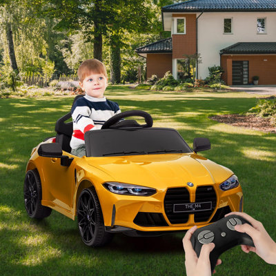 BMW M4 Licensed Kids Electric Car, 12V Ride On Car