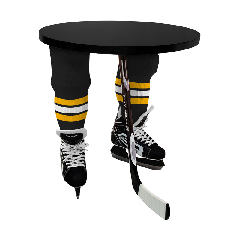 Table de bout à 3 pieds, Noir, Noir, Bruins de Boston