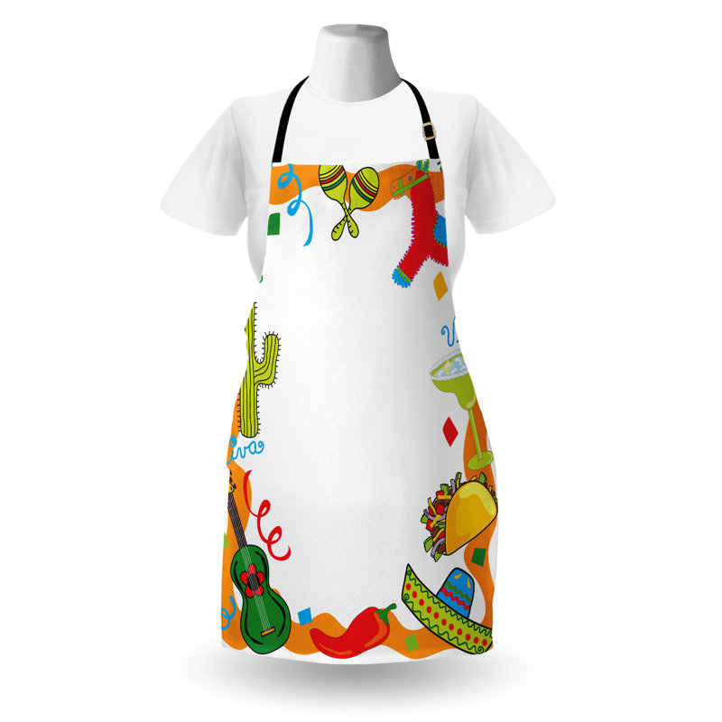 No Pattern Bib Apron