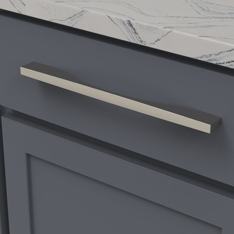 Channel Bar / Handle Pull, 12'', Satin Nickel
