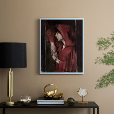 «Vintage Portrait Print», reproduction encadrée CXIX - bois massif