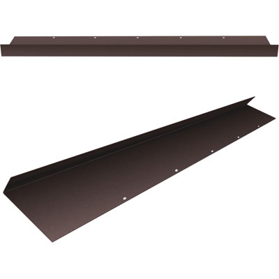 Inverseur de pluie de toit en acier inoxydable thermolaqué avec trousse d'installation FEBTECH 60 po