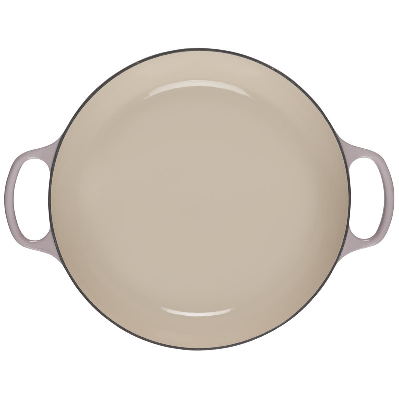 Le Creuset Signature Enameled Cast Iron Braiser with Lid, Shallot