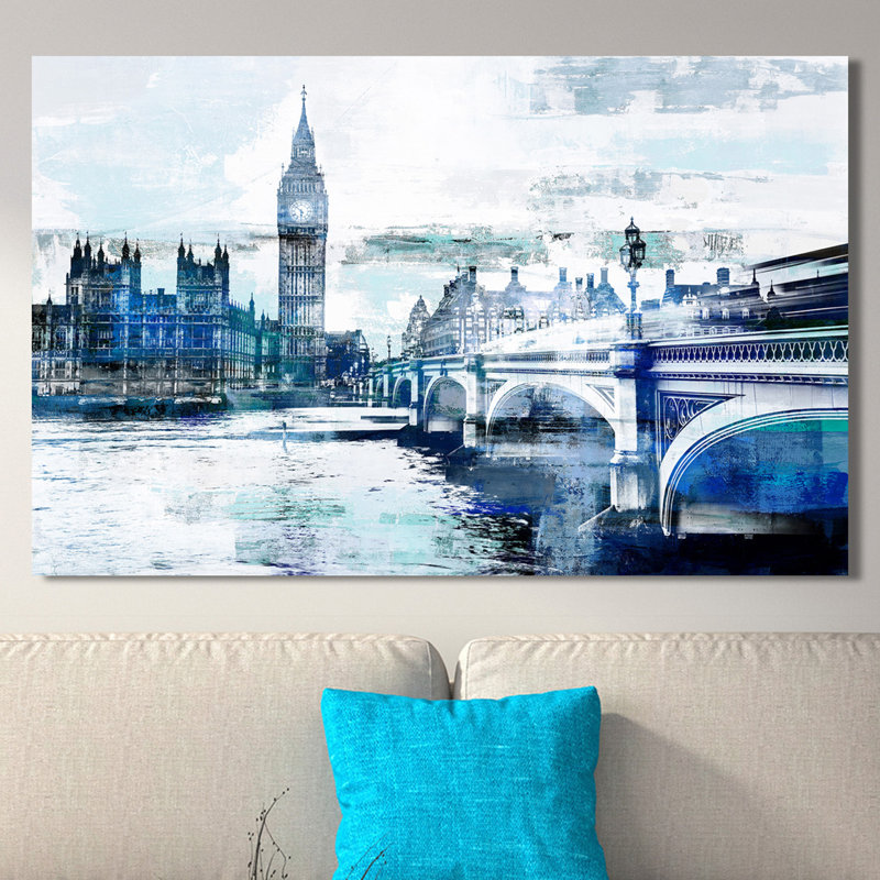 « big ben i », reproduction d’impression sur toile tendue, H 18 po x l 30 po
