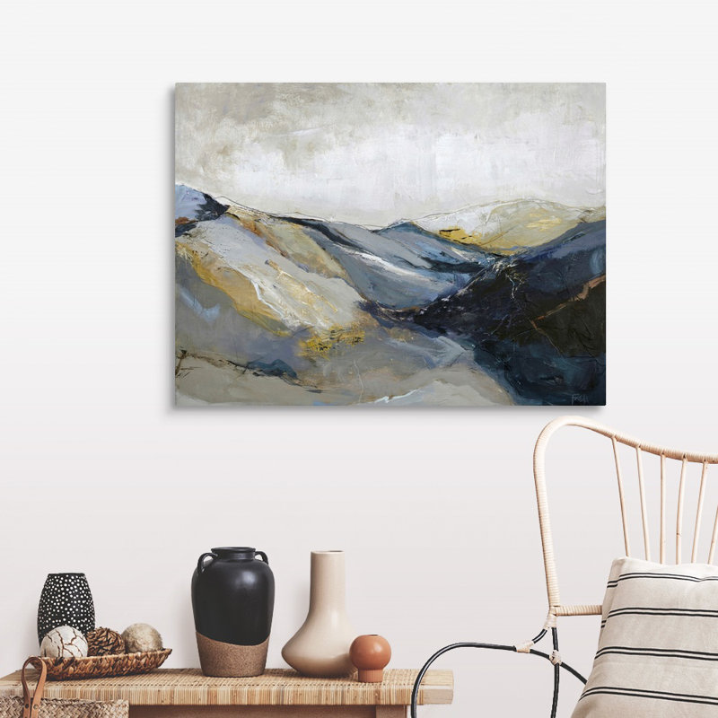 Out Line 3 - Painting on Canvas, Wrapped Canvas, 30" H x 40" W x 1.25" D