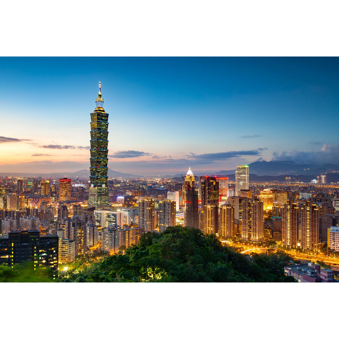 " Skyline Of Taipei City " Ebern Designs 