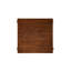 Table d'appoint en noyer - 2 tablettes et pieds carrés en noyer