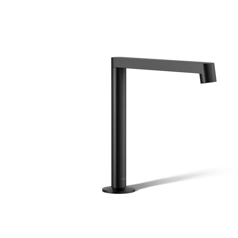 Components Deck-Mount Bath Spout With Row Design, Matte Black