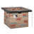 Outsunny 32 Inch Outdoor Propane Gas Fire Pit Table