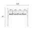 Balmoral Quad Mount Mailbox /w/ Ball Finials & Personalized Door Medallion (4 Mailboxes, Quad Mount Rack, 4 Medallions)-1925278164-1925472246