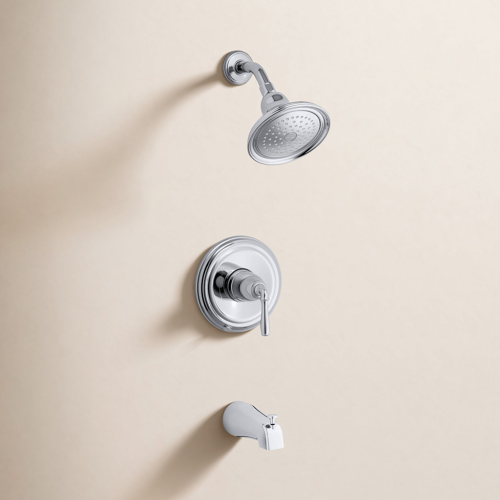Devonshire Rite-Temp Bath and Shower Trim Set, Vibrant Brushed Nickel, Npt