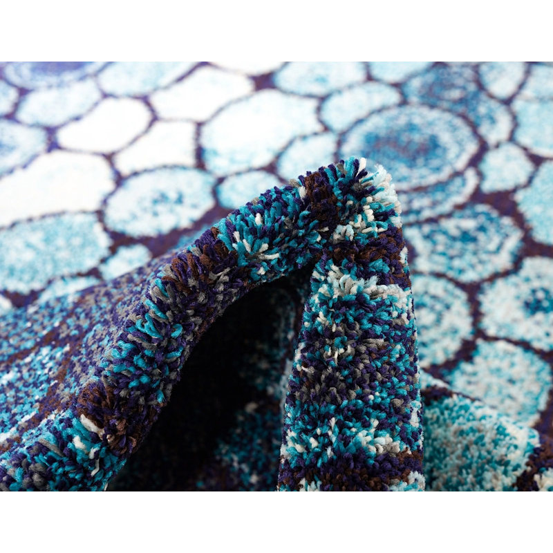 Tapis bleu Burtrum, Rectangle 3 pi 3 po x 5 pi 3 po