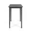 Table de bar d'extérieur carrée en bois d'acacia - Gris foncé