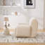 Fauteuil d'appoint large et surdimensionné rembourré-345722954