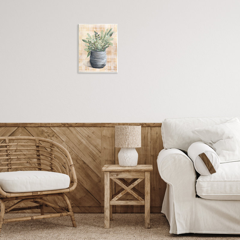 "Botanical Herbs Pottery", art mural par Kelley Talent