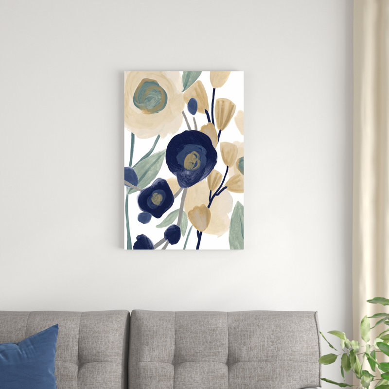 Blue Poppy Cascade II, H 30 po x l 20 po