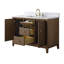 Ensemble de meuble-lavabo autoportant 48 po avec plateau en marbre Caldwell-107663211-107663209-107663205