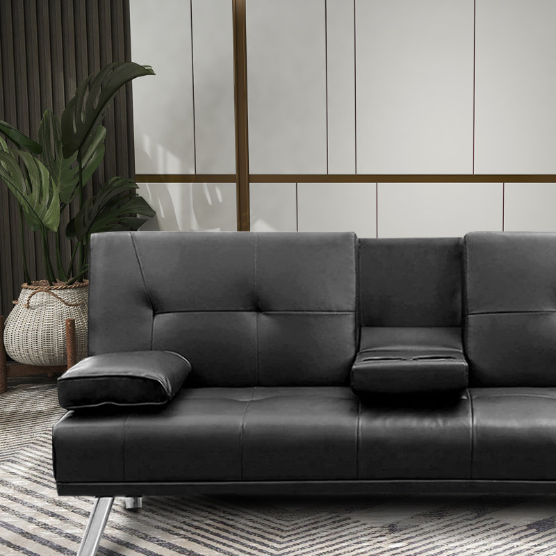 Bernay 66" Armless Sofa Bed