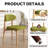 Sturdy and Durable Upholstered Solid Wood Dining Chair - Perfect Side Chair for Long-lasting Comfort and Support-574155250-574155253