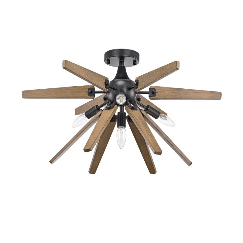 Mciver 4-Light 26'' Semi Flush Mount