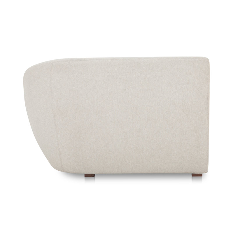 AMELIA RIGHT ARM FACING CHAIR WARM WHITE, Warm White