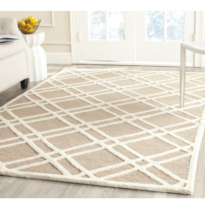Duley Geometric Wool Hand Woven Area Rug
