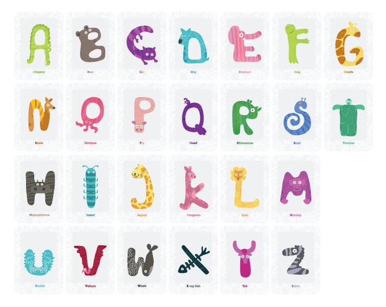 Funny Alphabet Lore Letter L - Alphabet Letters - Sticker