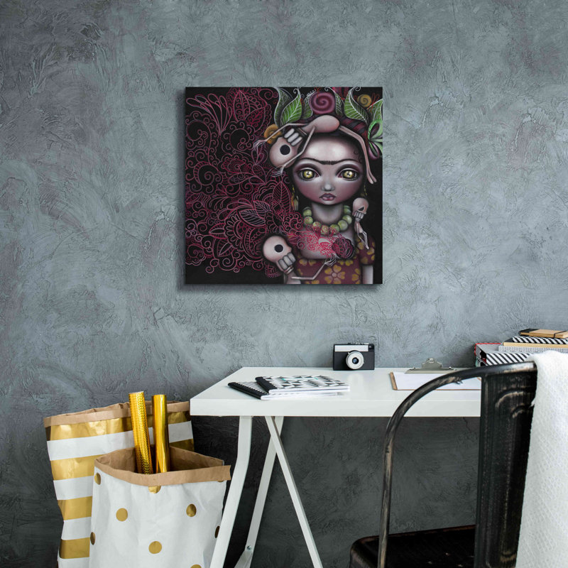 «My Inner Feelings» par Abril Andrade, art mural sur toile, H 18 po x l 18 po x P 0,75 po