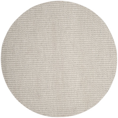 Hand-Tufted Ivory/Silver Area Rug